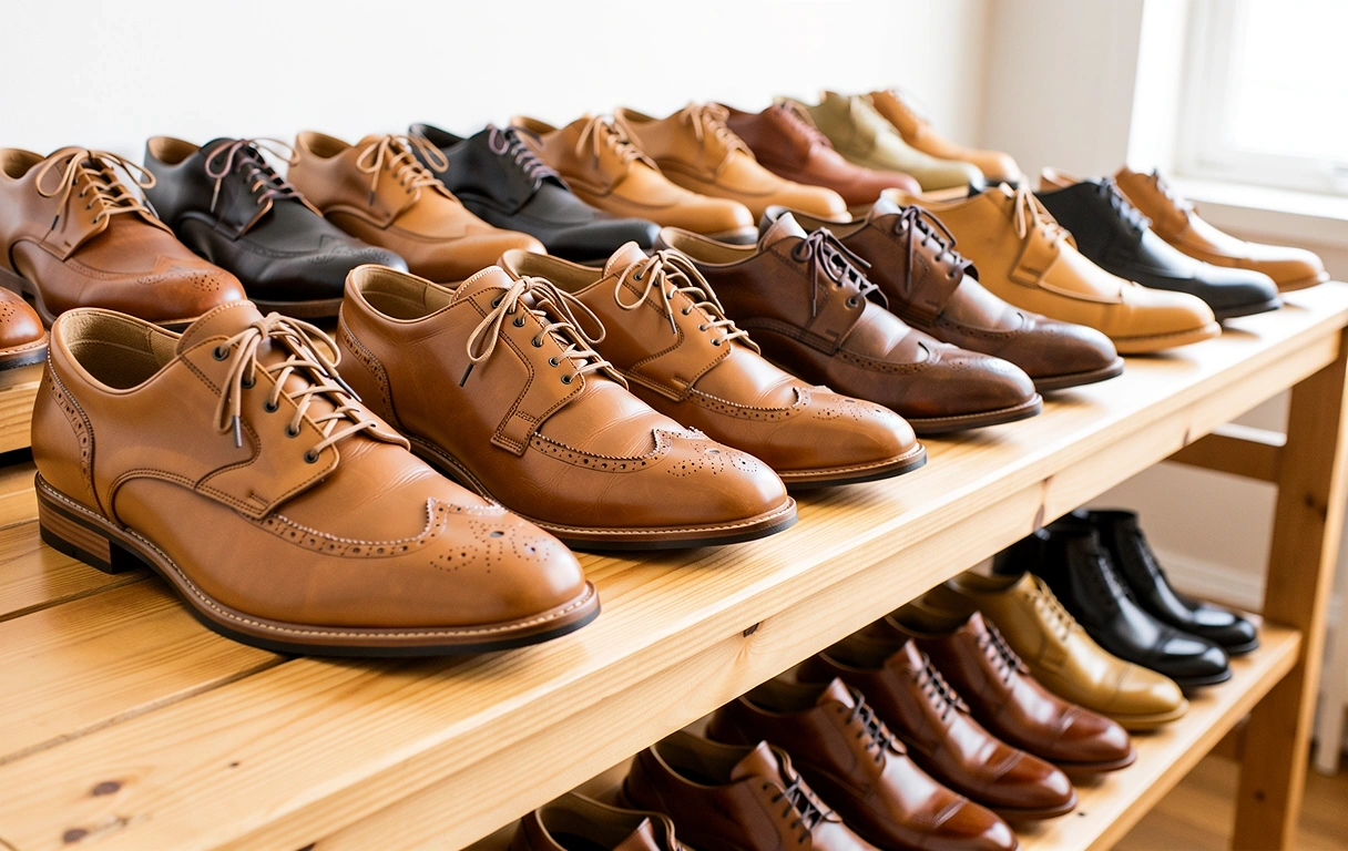 Leather shoes craftsmanship
